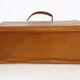 Ensemble de trois valises en cuir vintage
