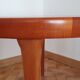 Vintage Scandinavian extendable table with double extension
