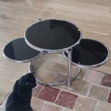 Table basse Leitmotiv verre fumé
