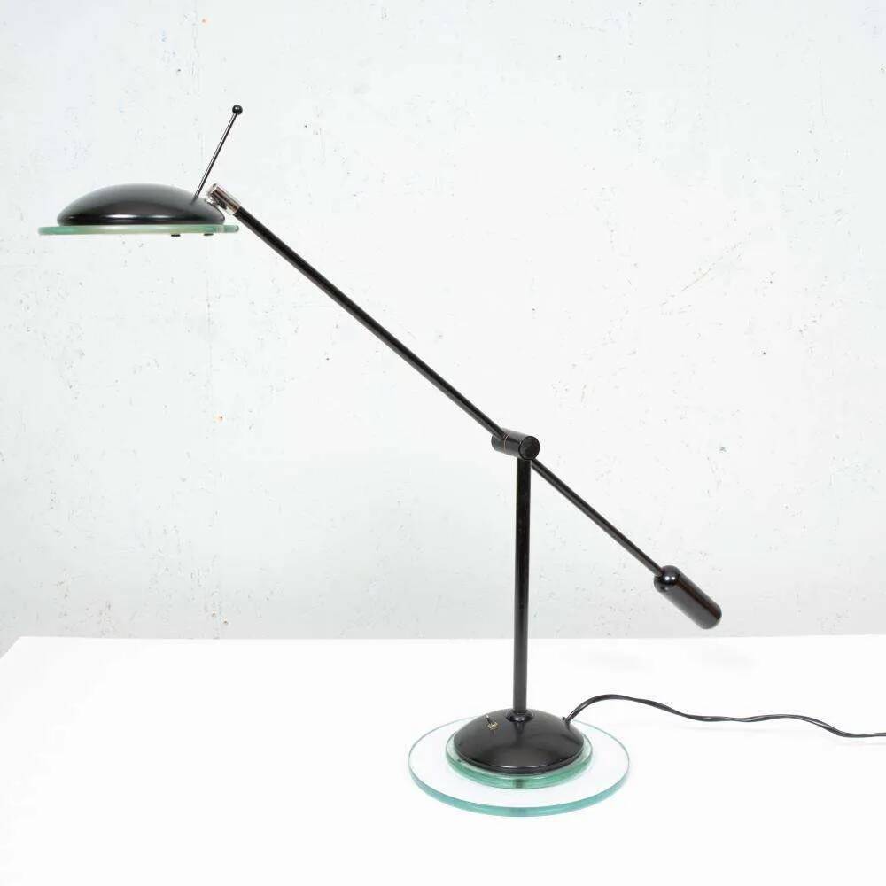 Vintage Memphis style pendant lamp, minimalist desk lamp.