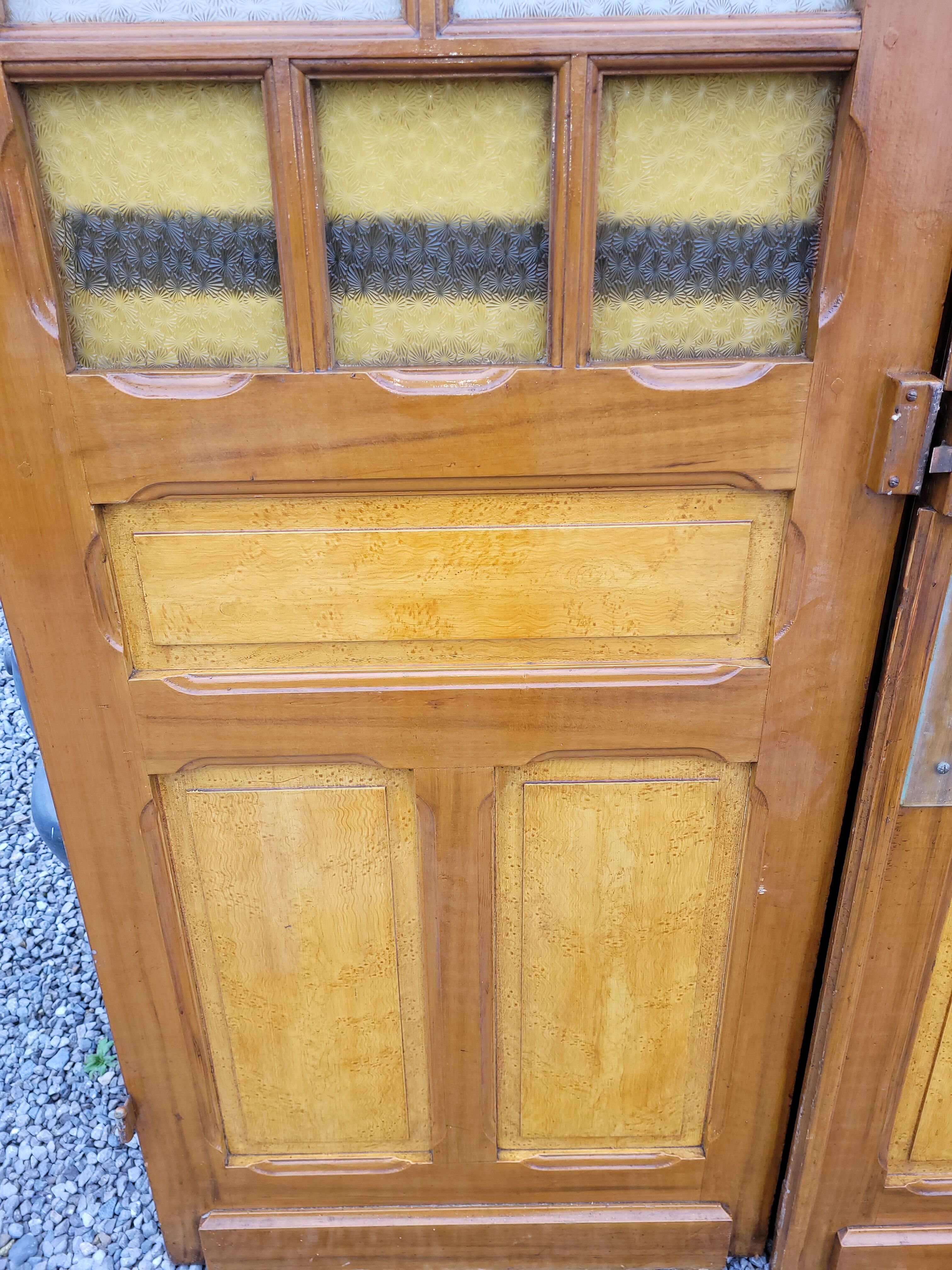 3 old separation doors
