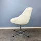Swivel cocktail chair, chrome and faux leather,vintage from the 70s