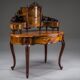 Coiffeuse en noyer Louis Philippe antique, 1860