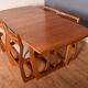 Dining table & 4 chairs 1960