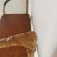 Vintage rattan wall shelf