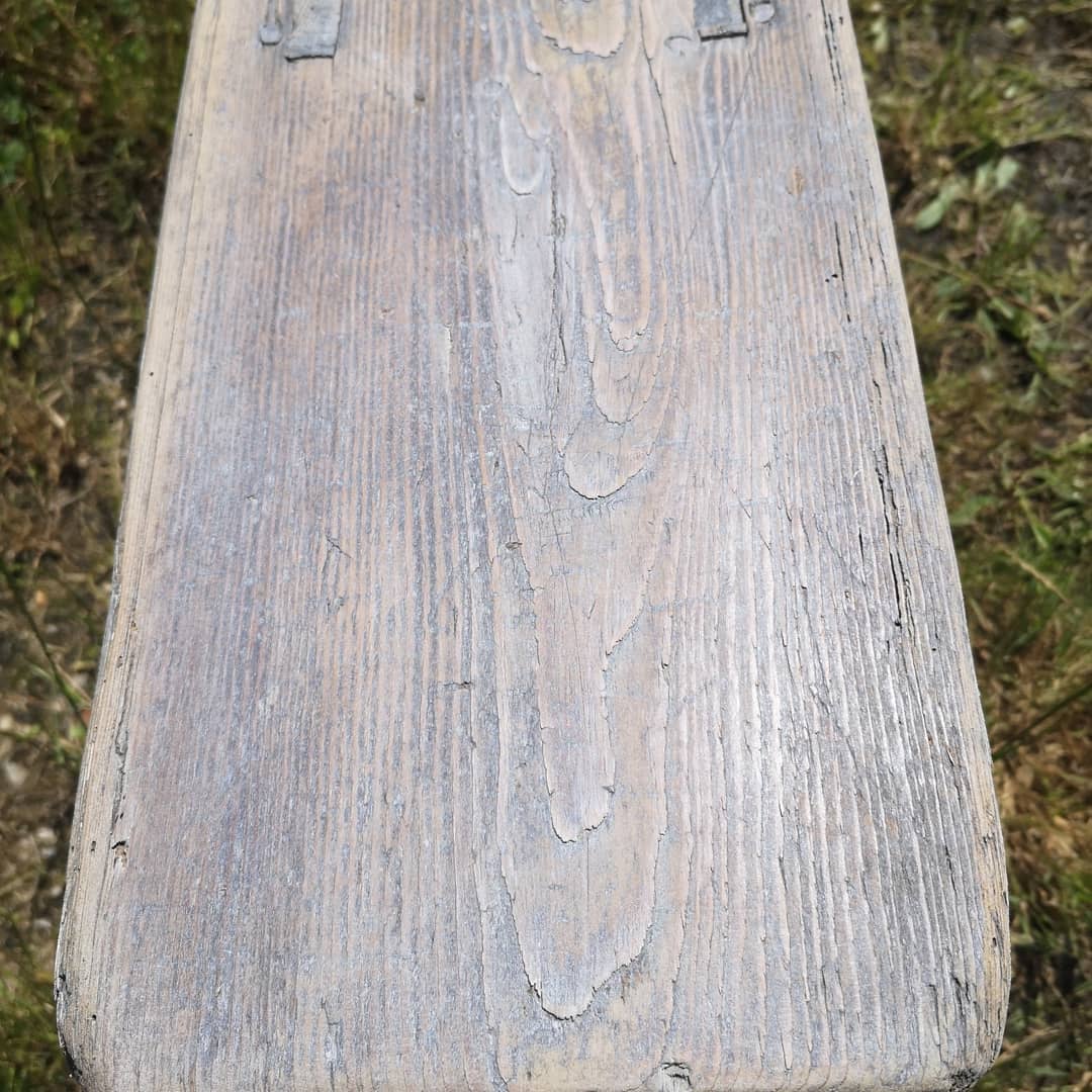 Old farm bench