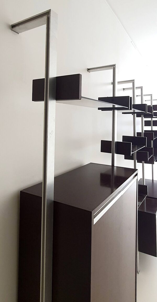 Meuble living / Bibliothèque suspendue modulable par Michel Ducaroy pour Ligne Roset Vintage 1970