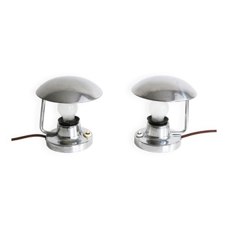 Paire de lampes de table modernistes des années 1950 par Josef Hurka pour Napako