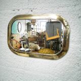 Brass mirror 43x29cm