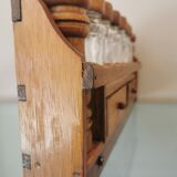 Wooden spice wall servant 60s/70s