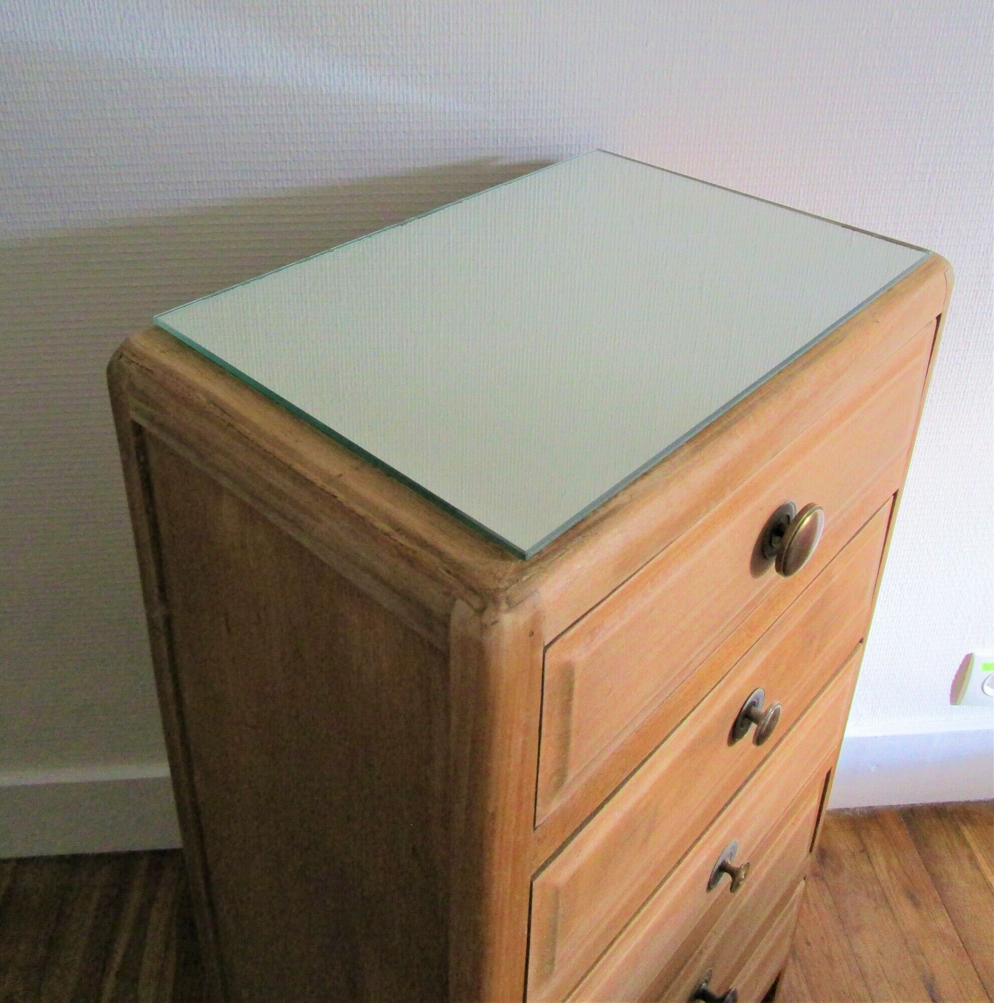 Wooden dresser five drawers vintage 50s