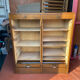 Double filing cabinet with vintage curtain from the 40/50 period