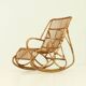 1960s bamboo rocking chair, Spain.