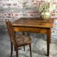 1900s walnut farmhouse/desk table