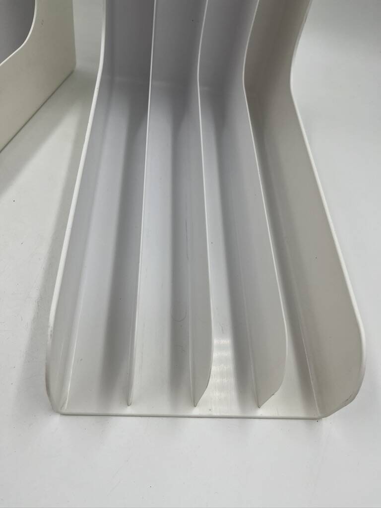 Set of white vinyl holders for 33T