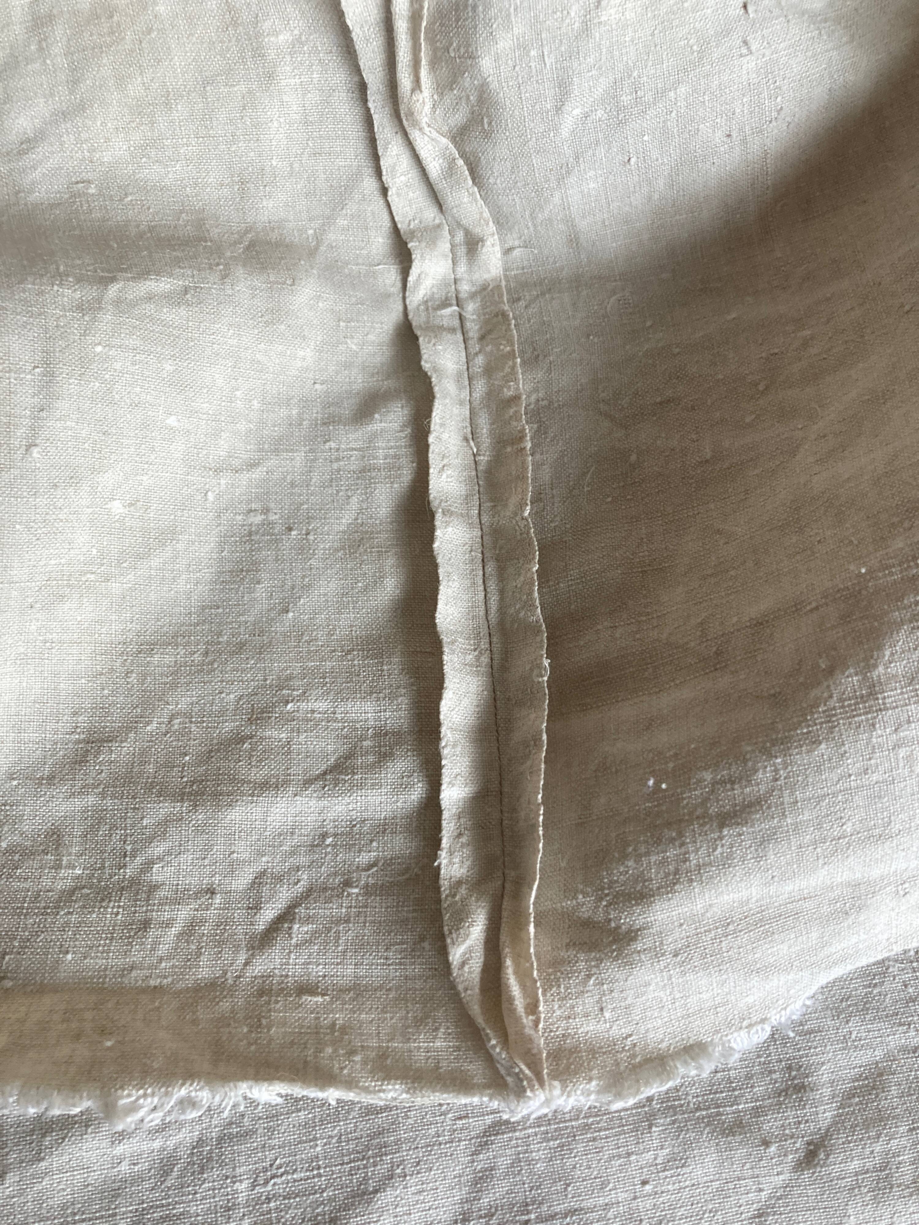 Washed raw linen cloth tablecloth 19th reserve linen L3m45