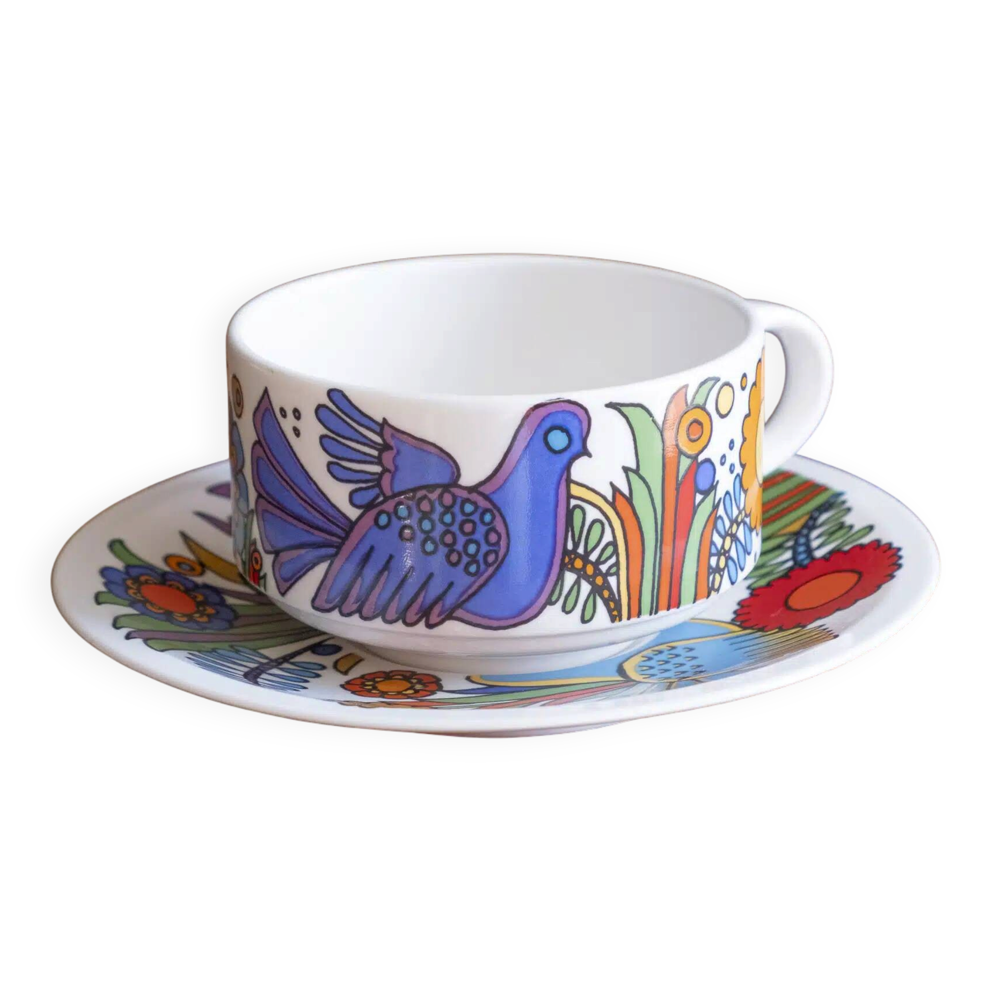 Tasse et sous-tasse « Acapulco »