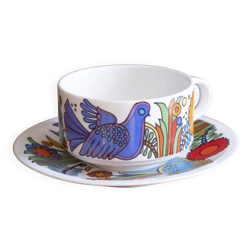 Tasse et sous-tasse « Acapulco »