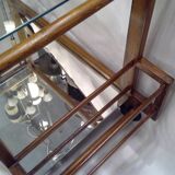 Bar, serving oak 50-60s vintage wheels