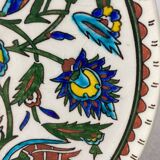 Plat Iznik en faïence