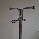 Mid Century Italian Modernist Chrome Coat Stand