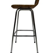 Set of 4 vintage bar stools Dirk van Sliedregt Rohe Noordwolde 1960's