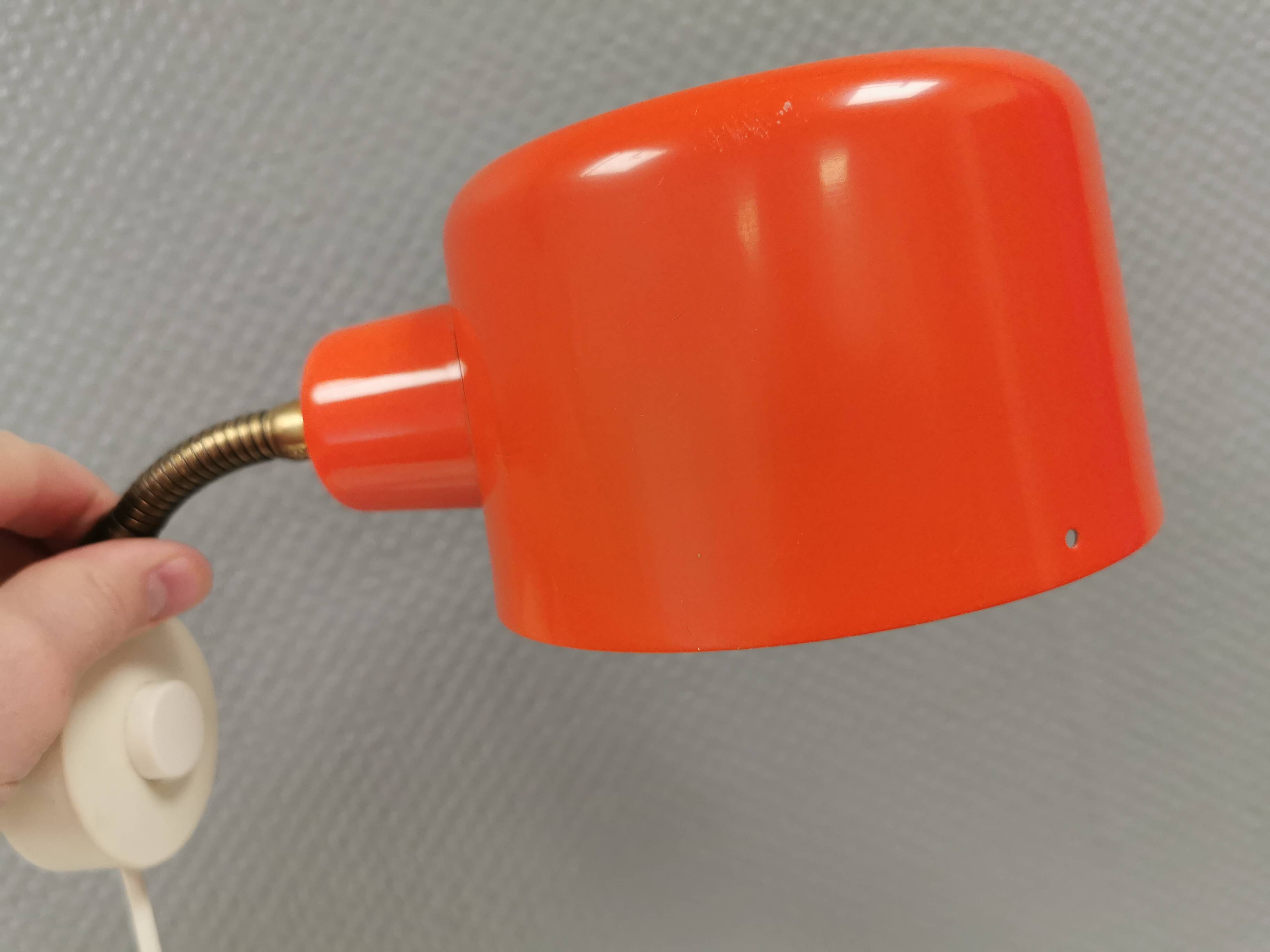 Swedish wall lamp from the 1970s  Hans-Agne Jakobsson  attribution Elidus 9250
