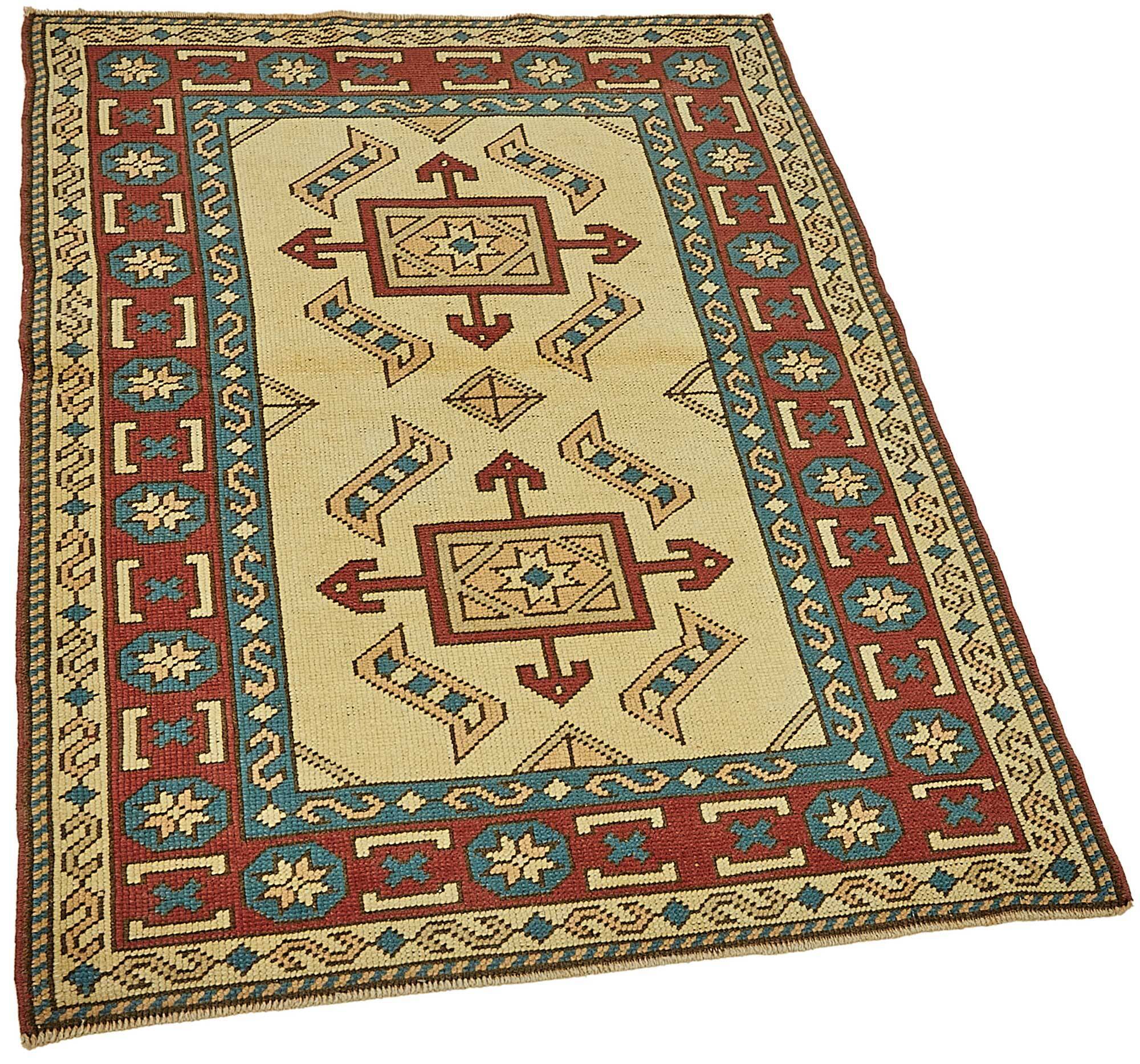 Turkish Vintage Anatolian Rug 84 cm x 105 cm