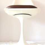 Pair of vintage tulip foot swivel chairs