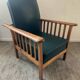 Fauteuil Morris Art Déco, années 30-40