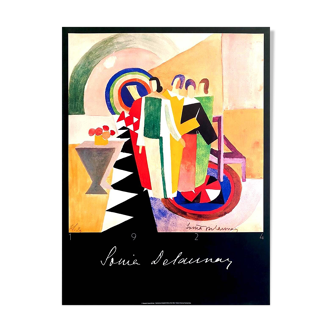 Sonia Delaunay, 1986, original poster L'Orangerie de Paris Exhibition