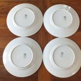 4 flat plates Terre de Fer Saint Amand and Hamage summer model
