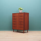 Teak chest of drawers, Danish design, 1970s, made in Denmark