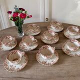Royal Albert Fine Bone China Tea or Coffee Cups and Milk Jug Set of 9