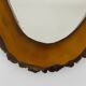 Wall mirror tree trunk in walnut, Carl Aubock modernist style, Austria, 1950s.