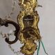 Pair of French Baroque Double Bronze Crystal Wall Lights Glass Bead Swags