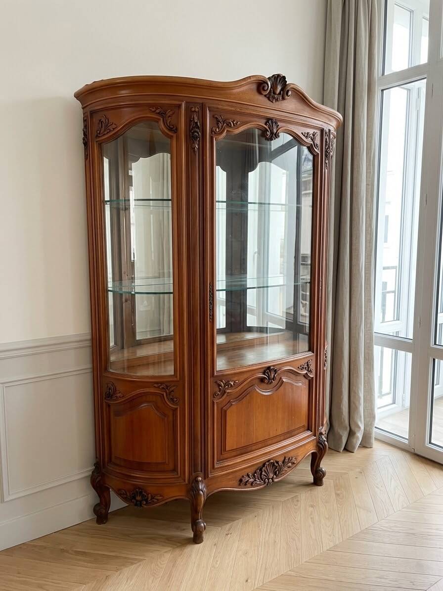 Louis XV wooden dresser set