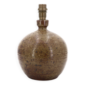 Pyrite stoneware potter's ball lamp by Guy Baudat, 1970s