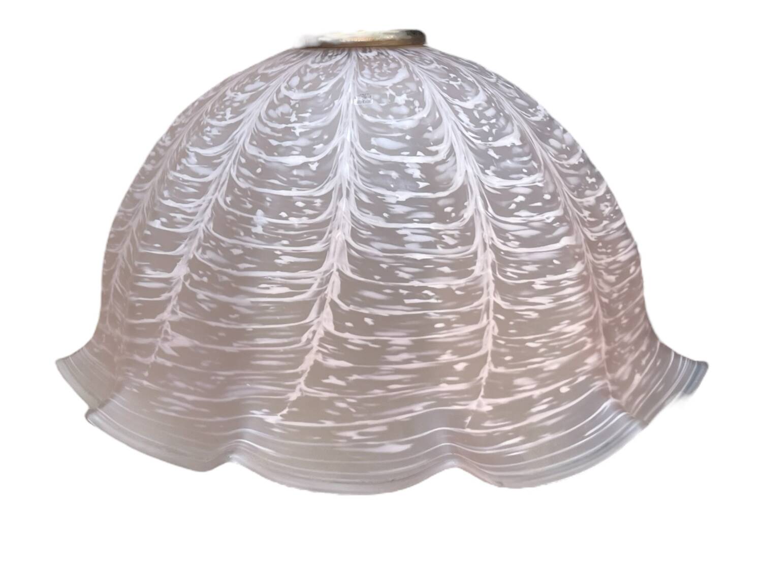 Large Pink Murano Glass Light Pendant 1970’s