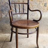 Fischel armchair in curved wood 1920