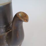 Sandstone teapot signed HB Quimper