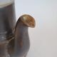 Sandstone teapot signed HB Quimper