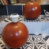 Wooden ball lamp base made in Italy