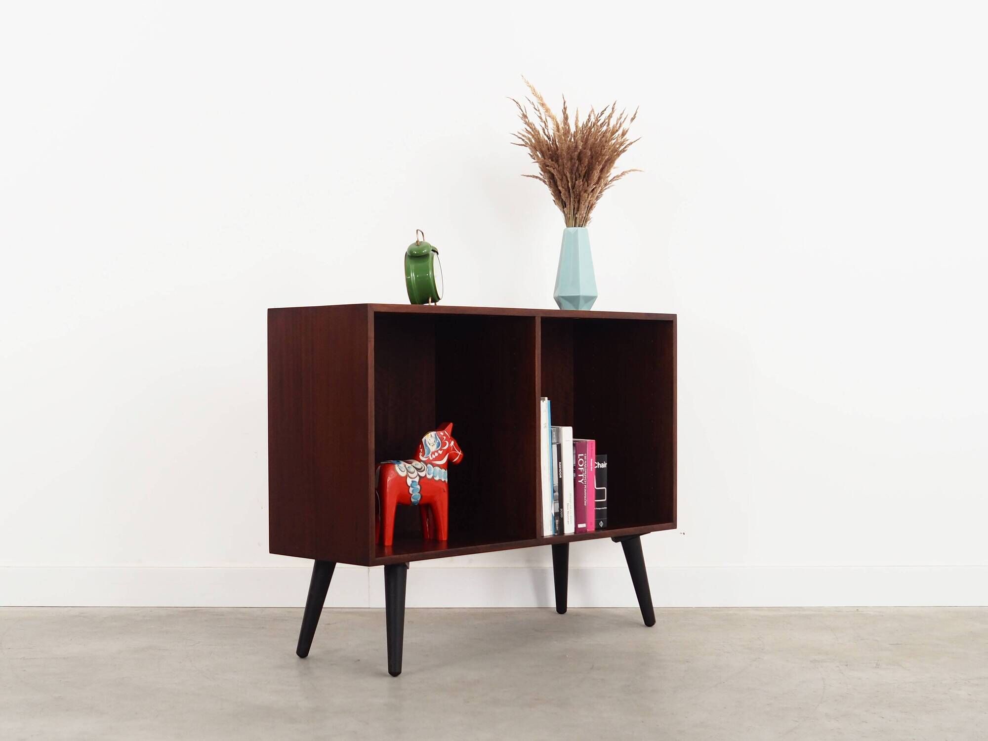 Mahogany bookcase, Danish design, 1970s, manufacturer: Bramin