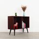 Mahogany bookcase, Danish design, 1970s, manufacturer: Bramin