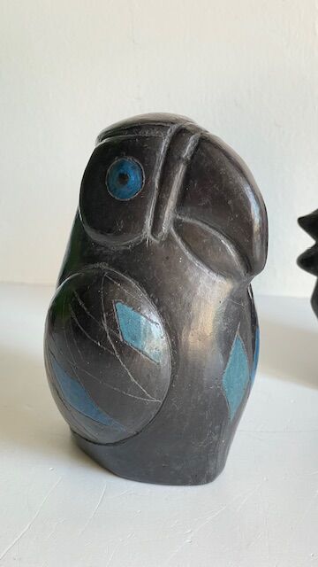 Oiseaux céramique artisanale vintage