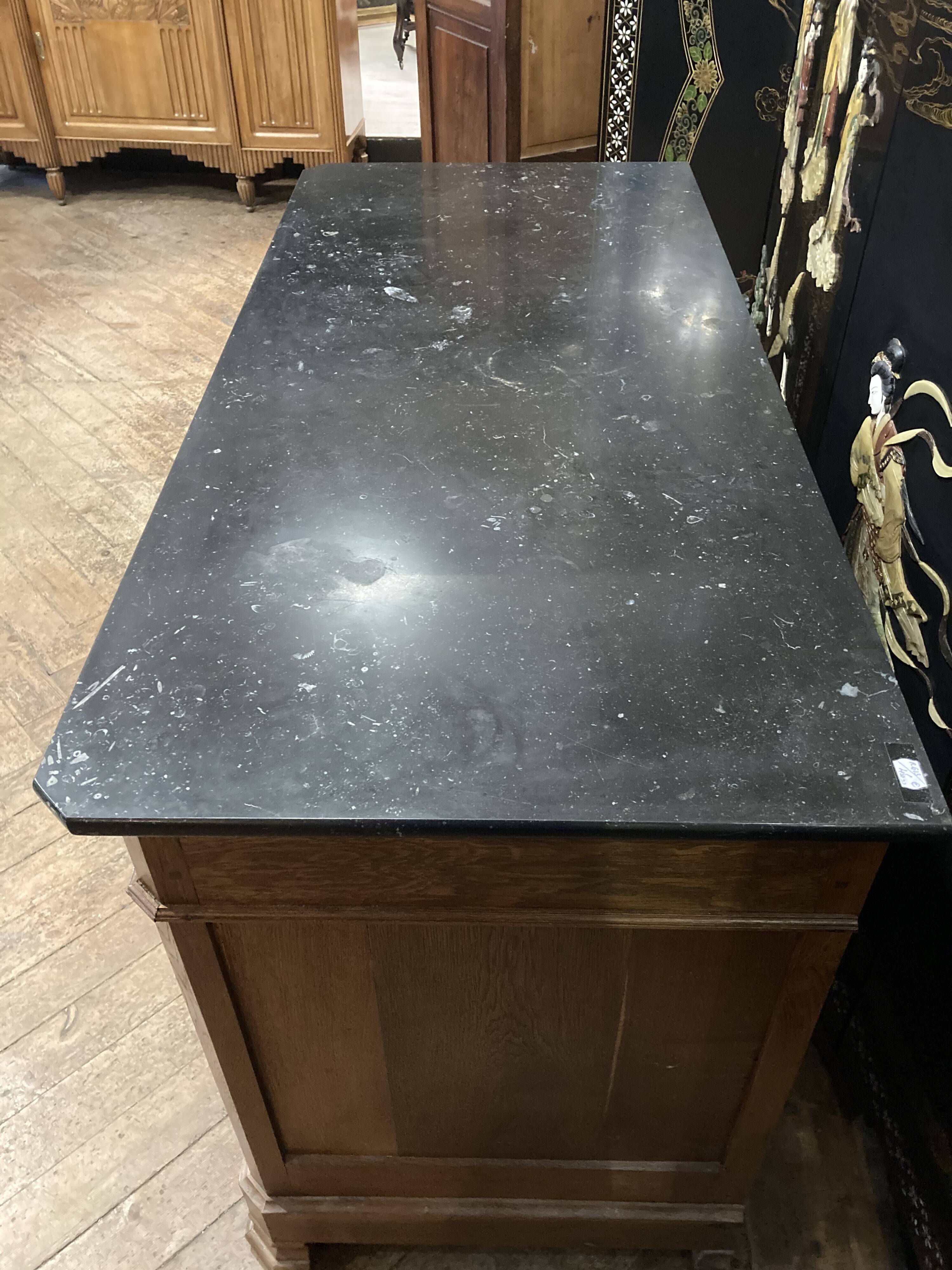 Louis XVI-style 4-drawer chest of drawers