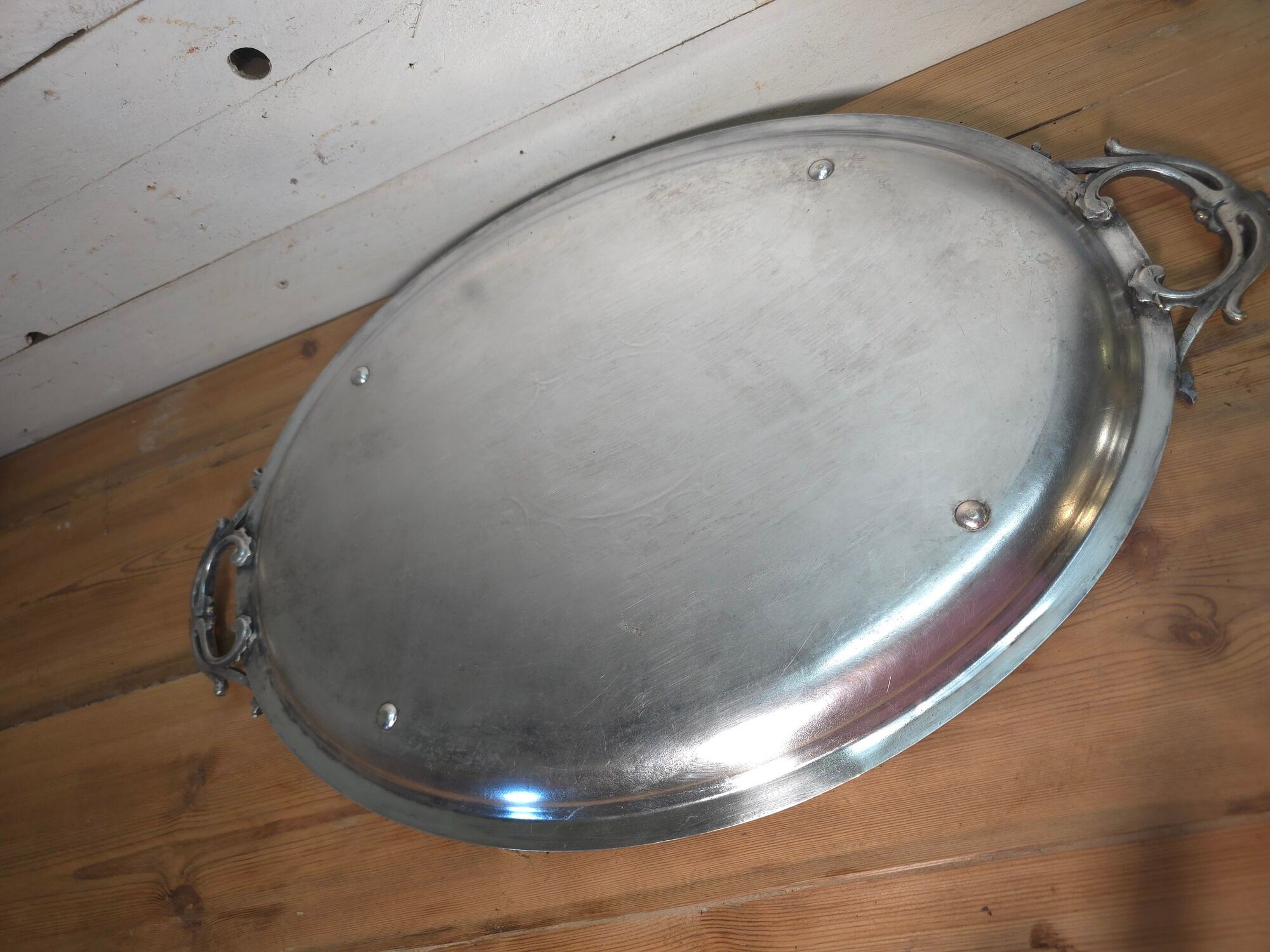 Silver-plated tray
