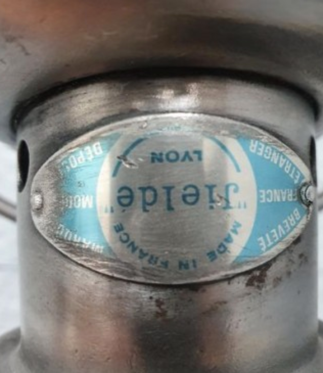 Jielde lamp five arms patina graphite