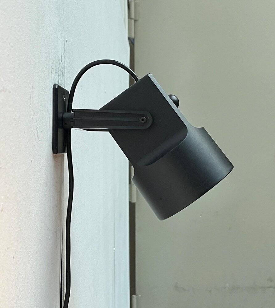 Danish vintage wall lamp Space Age model Lillebror by Bent Gantzel-Boysen for Louis Poulsen, 1970s.